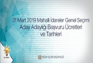31 MART ADAY ADAYLIĞI SÜRECİ BAŞLADI