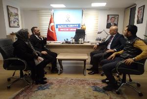 İLÇE EMNİYET MÜDÜRÜ'NDEN İLÇE BAŞKANLIĞIMIZA ZİYARET